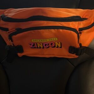 Zinc Bright Orange Belt Bag